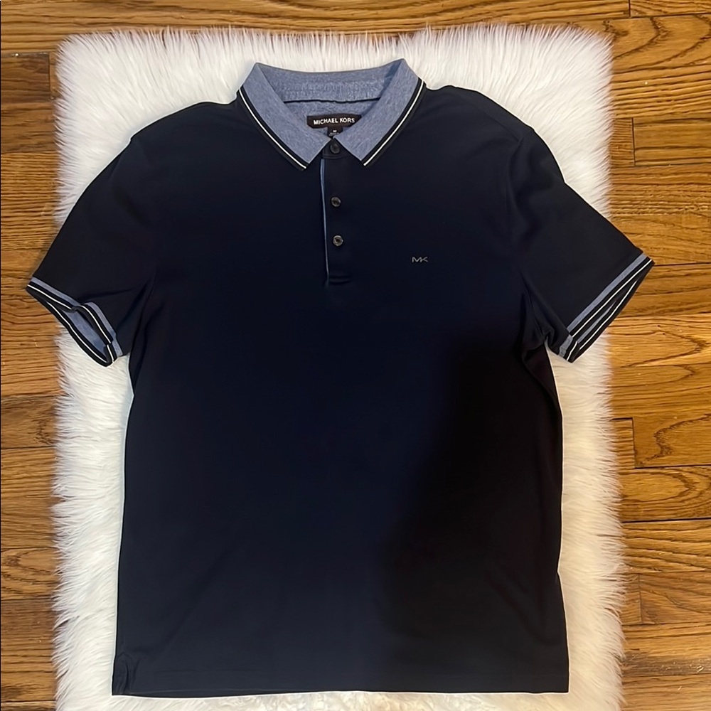 Michael Kors Men's Navy Polo Shirt